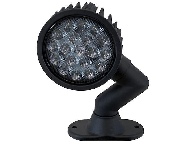 BUYERS PROD 1492145 LIGHT FLOOD 12-24 VDC 18 LED CLEAR, 35 Watt LED; 5 Inch Round Aluminum Housing; White; Clear Polycarbonate Lens; 2.83 Ampere At 12 To 24 Volt DC; 6800 Lumens; Flood Beam; Surface Mount; IP67 Rating - High quality product image showing BUYERS PROD 1492145 LIGHT FLOOD 12-24 VDC 18 LED CLEAR, 35 Watt LED; 5 Inch Round Aluminum Housing; White; Clear Polycarbonate Lens; 2.83 Ampere At 12 To 24 Volt DC; 6800 Lumens; Flood Beam; Surface Mount; IP67 Rating details and features BUYERS PROD 1492145 LIGHT FLOOD 12-24 VDC 18 LED CLEAR, 35 Watt LED; 5 Inch Round Aluminum Housing; White; Clear Polycarbonate Lens; 2.83 Ampere At 12 To 24 Volt DC; 6800 Lumens; Flood Beam; Surface Mount; IP67 Rating - High quality product image showing BUYERS PROD 1492145 LIGHT FLOOD 12-24 VDC 18 LED CLEAR, 35 Watt LED; 5 Inch Round Aluminum Housing; White; Clear Polycarbonate Lens; 2.83 Ampere At 12 To 24 Volt DC; 6800 Lumens; Flood Beam; Surface Mount; IP67 Rating details and features