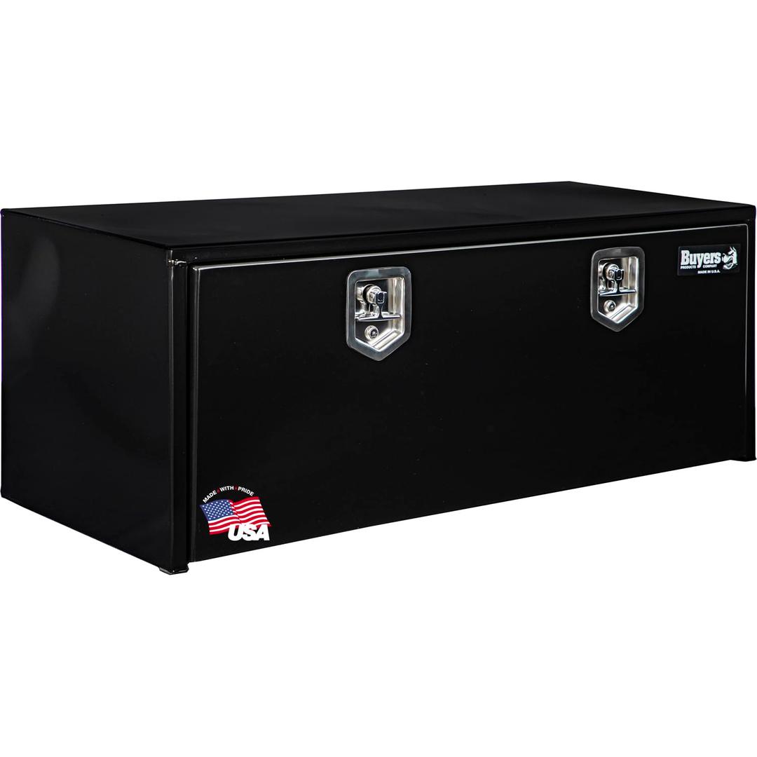 BUYERS PROD 1702310 Black Steel Underbody Truck Box with T-Handle Latch, 18 x 18 x 48 Inch, Contractor Toolbox With Durable Lock, Job Tool Chest For Storage And Organization from The Twister Group BUYERS PROD 1702310 Black Steel Underbody Truck Box with T-Handle Latch, 18 x 18 x 48 Inch, Contractor Toolbox With Durable Lock, Job Tool Chest For Storage And Organization - The Twister Group Tools product