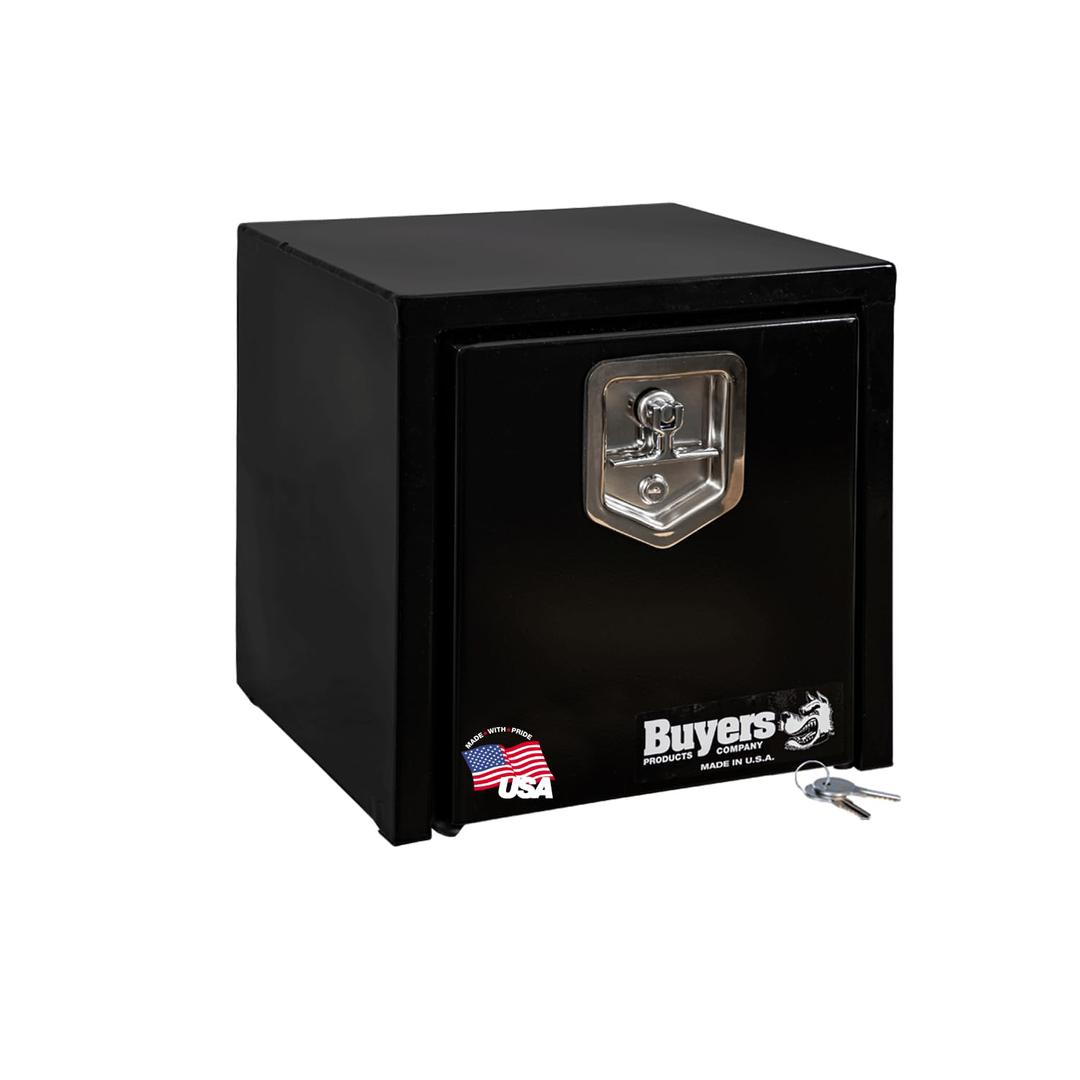 BUYERS PROD 1703320 Black Steel Underbody Truck Box with T-Handle Latch, 15 x 13 x 15 Inch from The Twister Group BUYERS PROD 1703320 Black Steel Underbody Truck Box with T-Handle Latch, 15 x 13 x 15 Inch - The Twister Group Tools product