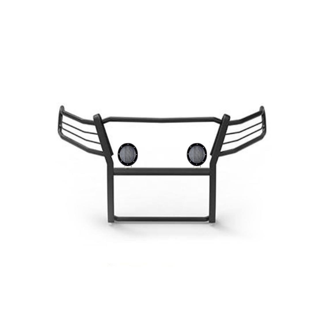 BLACK HORSE 17GC15MA-PLFB Grille brush Bumper Guard Modular Black Come with Pair of 5.3 INCH Dia.LED Lights with Black Trim Rings Compatible with 2015-2022 Colorado/Canyon(Excludes ZR2 submodel) from The Twister Group BLACK HORSE 17GC15MA-PLFB Grille brush Bumper Guard Modular Black Come with Pair of 5.3 INCH Dia.LED Lights with Black Trim Rings Compatible with 2015-2022 Colorado/Canyon(Excludes ZR2 submodel) - The Twister Group Tools product