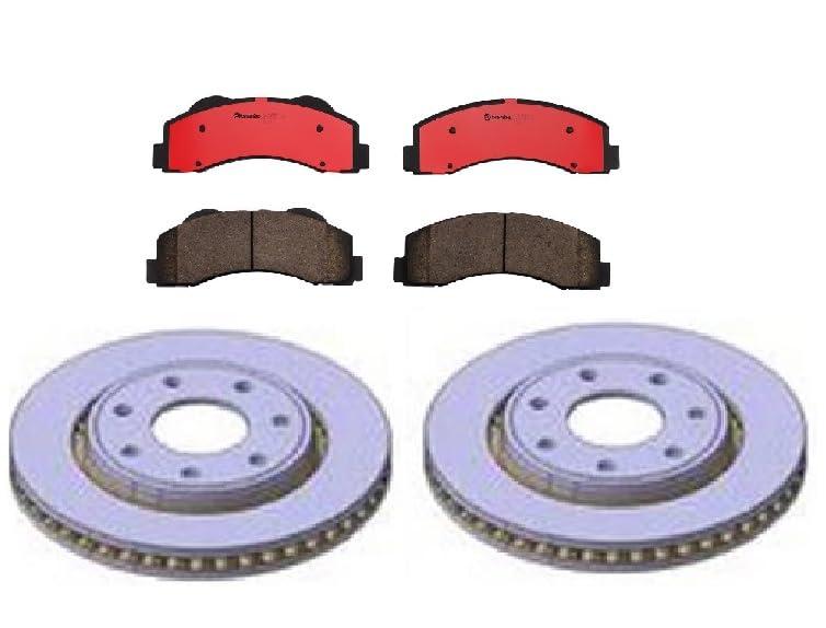 BREMBO KT00544 Brake Kit; Ceramic Brake Pads; 350 Millimeter Vented Gray Cast Iron One Piece Rotor; With Two 09C27421C02 Rotors And Four P24166N Brake Pads BREMBO KT00544 Brake Kit; Ceramic Brake Pads; 350 Millimeter Vented Gray Cast Iron One Piece Rotor; With Two 09C27421C02 Rotors And Four P24166N Brake Pads