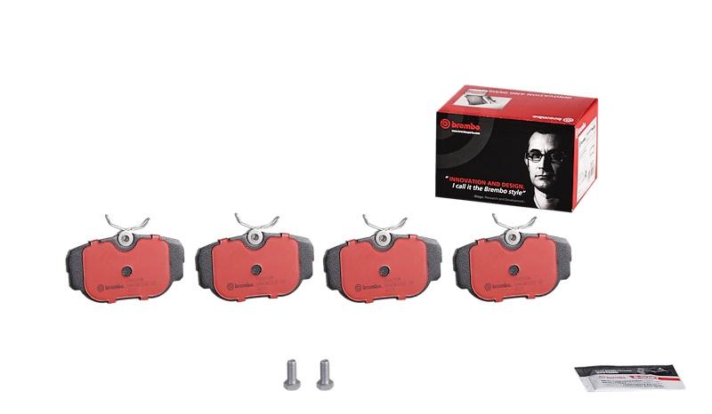 BREMBO P06010N Premium Ceramic Front Disc Brake Pad Set of 4 BREMBO P06010N Premium Ceramic Front Disc Brake Pad Set of 4