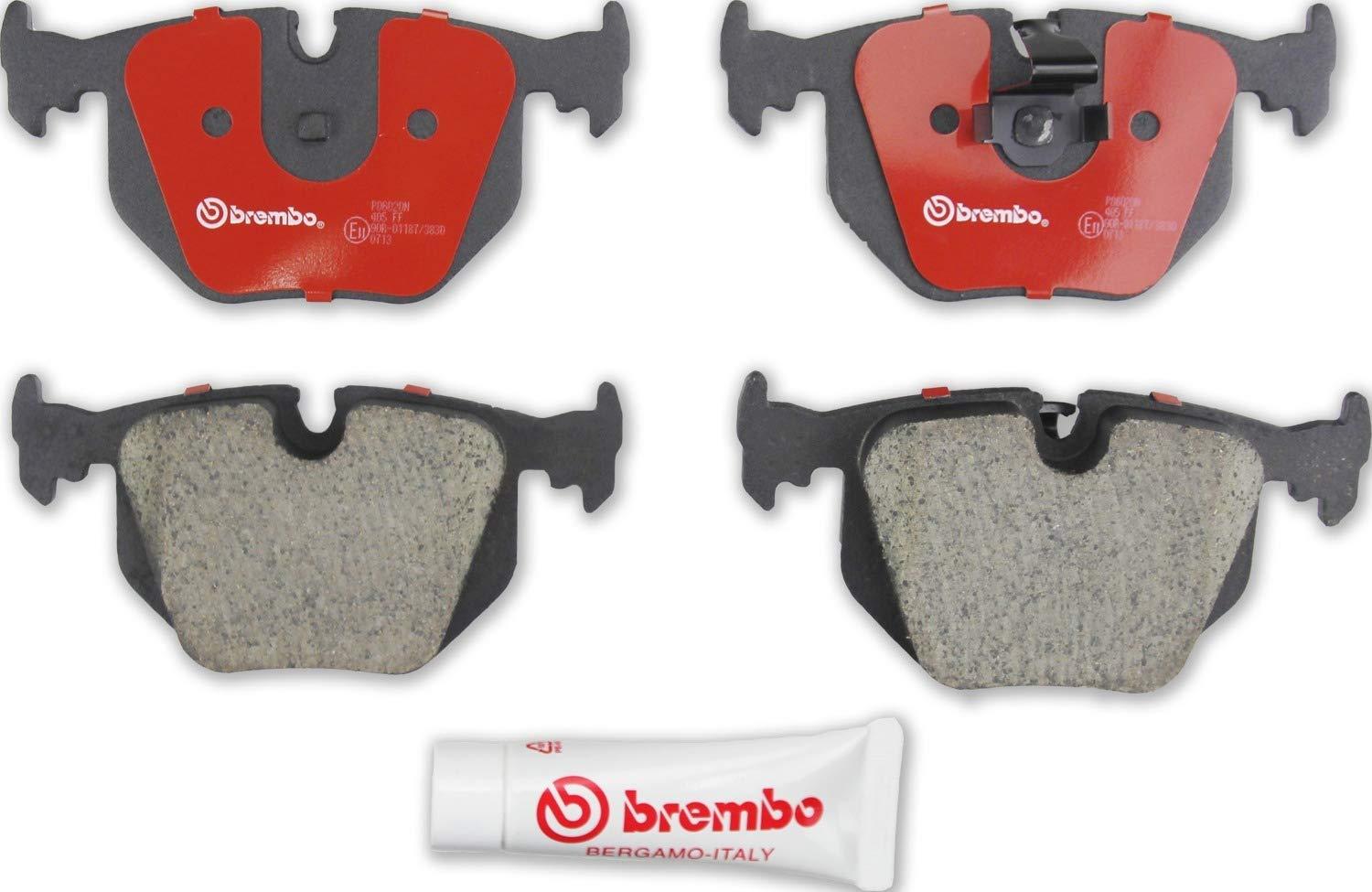 BREMBO P06020N Premium Ceramic Rear Disc Brake Pad Set of 4 - High quality product image showing BREMBO P06020N Premium Ceramic Rear Disc Brake Pad Set of 4 details and features BREMBO P06020N Premium Ceramic Rear Disc Brake Pad Set of 4 - High quality product image showing BREMBO P06020N Premium Ceramic Rear Disc Brake Pad Set of 4 details and features
