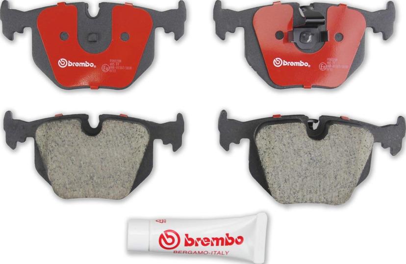 BREMBO P06020N Premium Ceramic Rear Disc Brake Pad Set of 4 BREMBO P06020N Premium Ceramic Rear Disc Brake Pad Set of 4