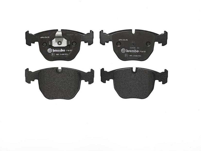 BREMBO P06021 Low-Met Front Disc Brake Pad Set of 4 BREMBO P06021 Low-Met Front Disc Brake Pad Set of 4