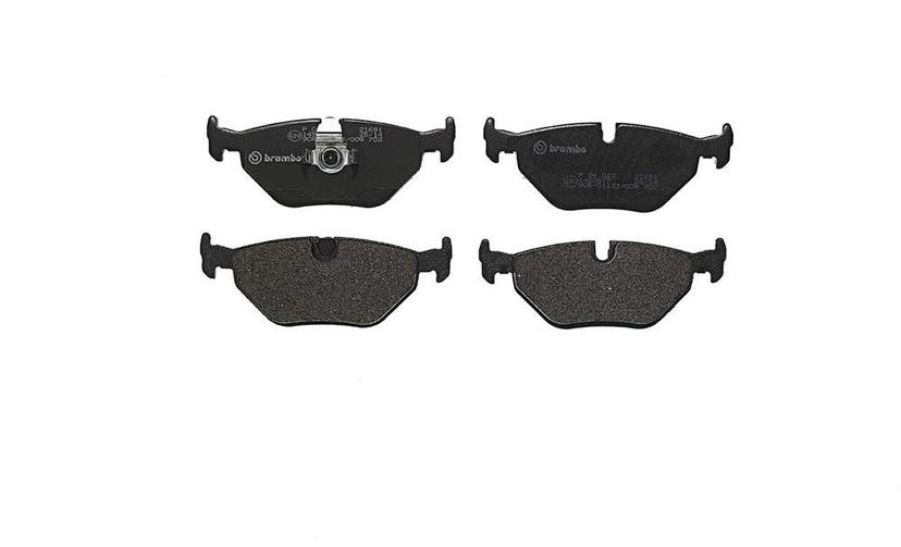BREMBO P06023 Low-Met Rear Disc Brake Pad Set of 4 BREMBO P06023 Low-Met Rear Disc Brake Pad Set of 4