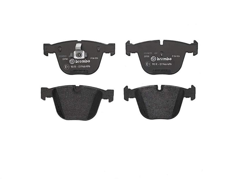 BREMBO P06026 Low-Met Rear Disc Brake Pad Set of 4 BREMBO P06026 Low-Met Rear Disc Brake Pad Set of 4
