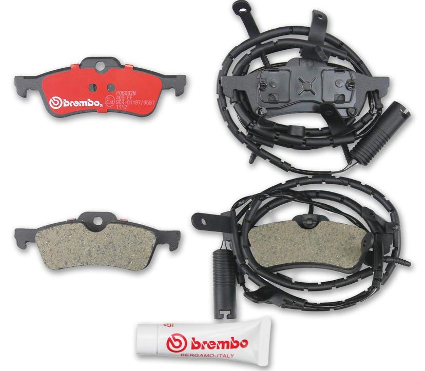 BREMBO P06032N Premium Ceramic Rear Disc Brake Pad Set of 4 BREMBO P06032N Premium Ceramic Rear Disc Brake Pad Set of 4