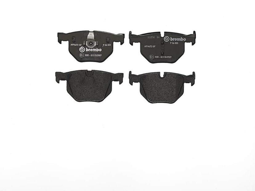 BREMBO P06033 Low-Met Rear Disc Brake Pad Set of 4 BREMBO P06033 Low-Met Rear Disc Brake Pad Set of 4