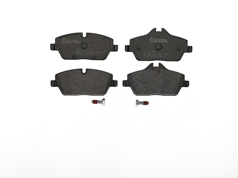 BREMBO P06034 Low-Met Front Disc Brake Pad Set of 4 For 2007-2023 Mini Cooper BREMBO P06034 Low-Met Front Disc Brake Pad Set of 4 For 2007-2023 Mini Cooper