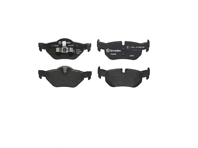 BREMBO P06038 Low-Met Rear Disc Brake Pad Set of 4 BREMBO P06038 Low-Met Rear Disc Brake Pad Set of 4
