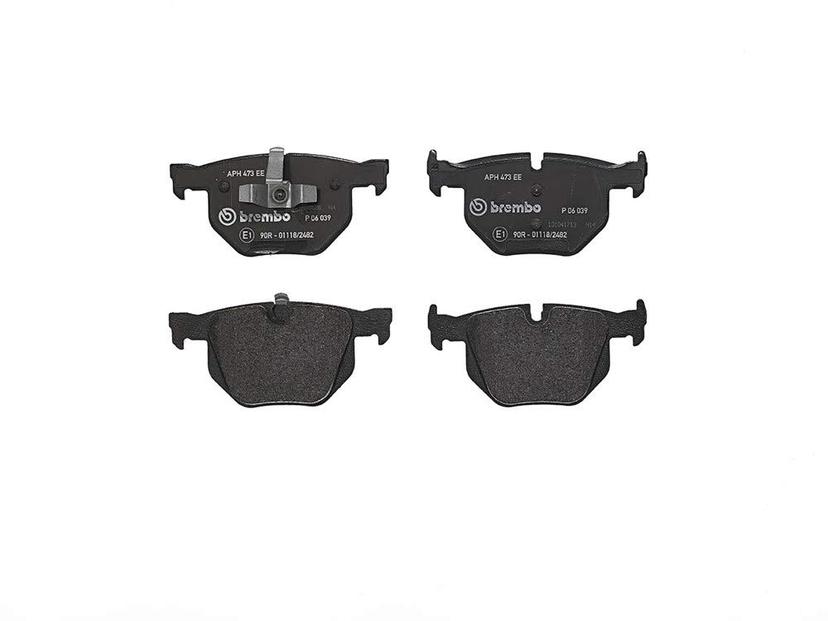 BREMBO P06039 Low-Met Rear Disc Brake Pad Set of 4 BREMBO P06039 Low-Met Rear Disc Brake Pad Set of 4