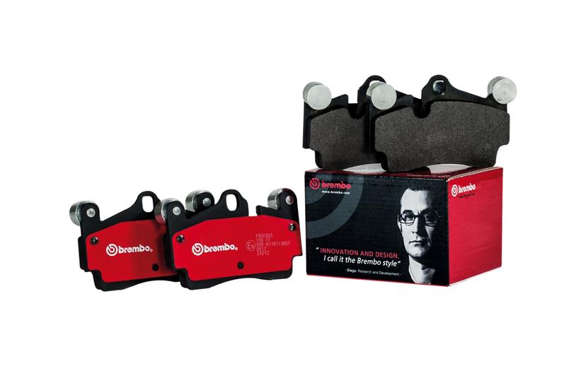 BREMBO P06041N Premium Ceramic Front Disc Brake Pad Set of 4 BREMBO P06041N Premium Ceramic Front Disc Brake Pad Set of 4
