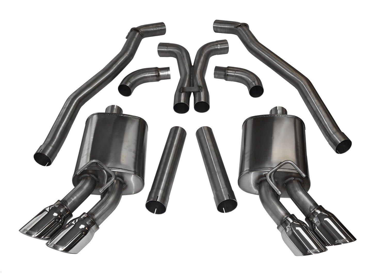 CORSA 14971 Cat-Back Exhaust System with X-Pipe - High quality product image showing CORSA 14971 Cat-Back Exhaust System with X-Pipe details and features CORSA 14971 Cat-Back Exhaust System with X-Pipe - High quality product image showing CORSA 14971 Cat-Back Exhaust System with X-Pipe details and features