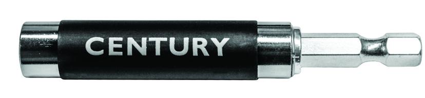 CENTURY 68586 Screw Bit Holder; Finder Sleeve Slides Over The Screw And Bit To Eliminate Slippage And Dropped or Lost Screws; 1/4 Inch Hex Drive; Magnetic; 3 Inch Length CENTURY 68586 Screw Bit Holder; Finder Sleeve Slides Over The Screw And Bit To Eliminate Slippage And Dropped or Lost Screws; 1/4 Inch Hex Drive; Magnetic; 3 Inch Length