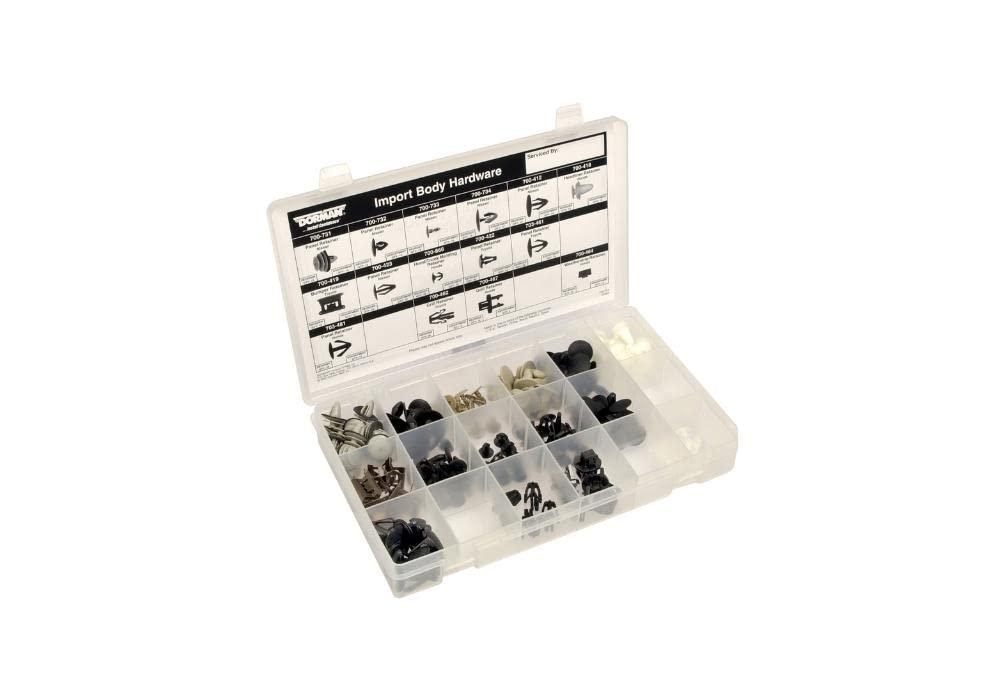 DORMAN 030-724 Body Retainer Tech Tray, 195 Piece from The Twister Group DORMAN 030-724 Body Retainer Tech Tray, 195 Piece - The Twister Group Tools product