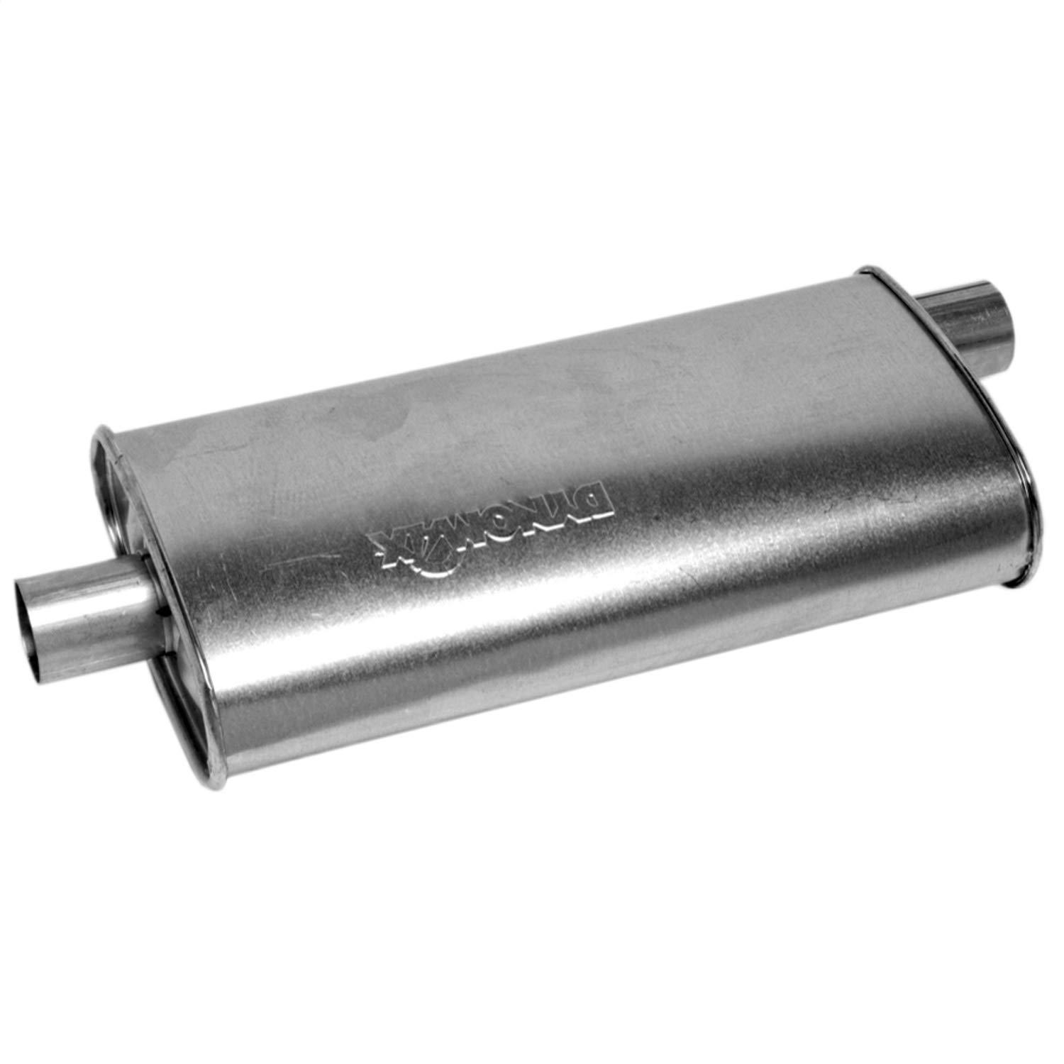 DYNOMAX 17748 Exhaust Muffler; Super Turbo; 9-3/4 Inch Length X 4-1/4 Inch Width Aluminized Steel Case; 2-1/2 Inch Offset Inlet; 2-1/2 Inch Center Outlet; 20 Case Length/ 25-1/2 Overall Length - High quality product image showing DYNOMAX 17748 Exhaust Muffler; Super Turbo; 9-3/4 Inch Length X 4-1/4 Inch Width Aluminized Steel Case; 2-1/2 Inch Offset Inlet; 2-1/2 Inch Center Outlet; 20 Case Length/ 25-1/2 Overall Length details and features DYNOMAX 17748 Exhaust Muffler; Super Turbo; 9-3/4 Inch Length X 4-1/4 Inch Width Aluminized Steel Case; 2-1/2 Inch Offset Inlet; 2-1/2 Inch Center Outlet; 20 Case Length/ 25-1/2 Overall Length - High quality product image showing DYNOMAX 17748 Exhaust Muffler; Super Turbo; 9-3/4 Inch Length X 4-1/4 Inch Width Aluminized Steel Case; 2-1/2 Inch Offset Inlet; 2-1/2 Inch Center Outlet; 20 Case Length/ 25-1/2 Overall Length details and features