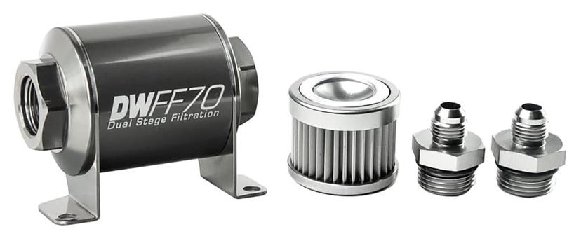 DW 8-03-070-010K-6 Deatschwerks - In-line fuel filter and housing kit DW 8-03-070-010K-6 Deatschwerks - In-line fuel filter and housing kit