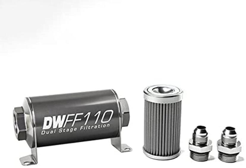 DW 8-03-110-100K-8 DeatschWerks - in-line Fuel Filter and housing kit DW 8-03-110-100K-8 DeatschWerks - in-line Fuel Filter and housing kit