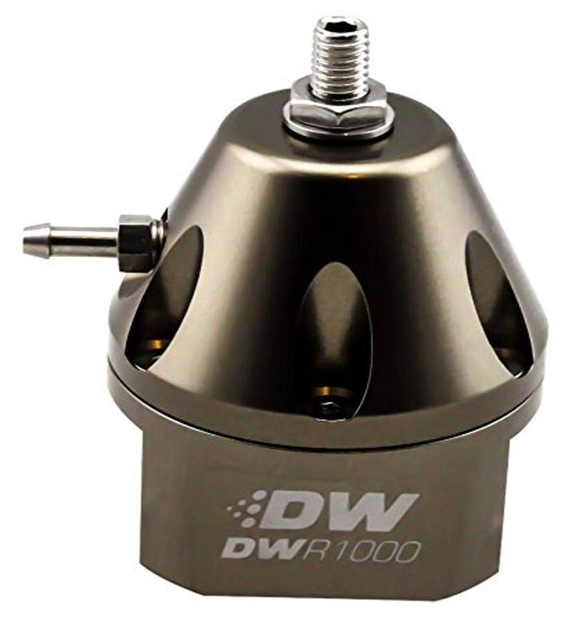 DW 6-1000-FRT DWR1000 Adjustable Fuel Pressure Regulator, Anodized Titanium DW 6-1000-FRT DWR1000 Adjustable Fuel Pressure Regulator, Anodized Titanium