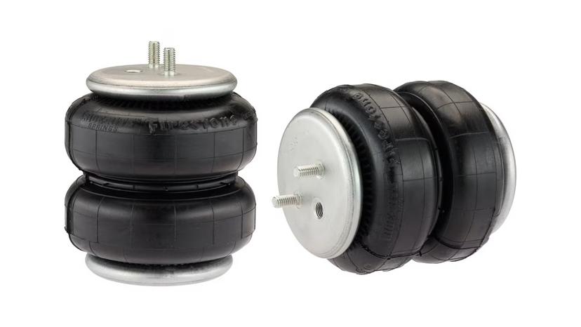 FIRESTONE 2223 Helper Spring Kit; Ride-Rite; Air Spring; Frame Mount; 3200 to 5000 Pound Leveling Capacity; Adjustable from 5 to 100 PSI; Rubber; Includes Air Springs/Brackets/Air Line/Hardware (Air Compressor Sold Separately) FIRESTONE 2223 Helper Spring Kit; Ride-Rite; Air Spring; Frame Mount; 3200 to 5000 Pound Leveling Capacity; Adjustable from 5 to 100 PSI; Rubber; Includes Air Springs/Brackets/Air Line/Hardware (Air Compressor Sold Separately)