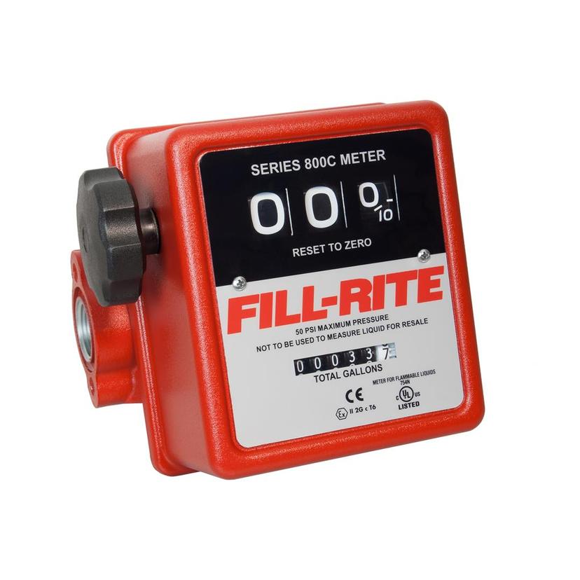 FILL-RITE 807C Mechanical Flow Meters - 3/4 INCHin-line flow meter FILL-RITE 807C Mechanical Flow Meters - 3/4 INCHin-line flow meter