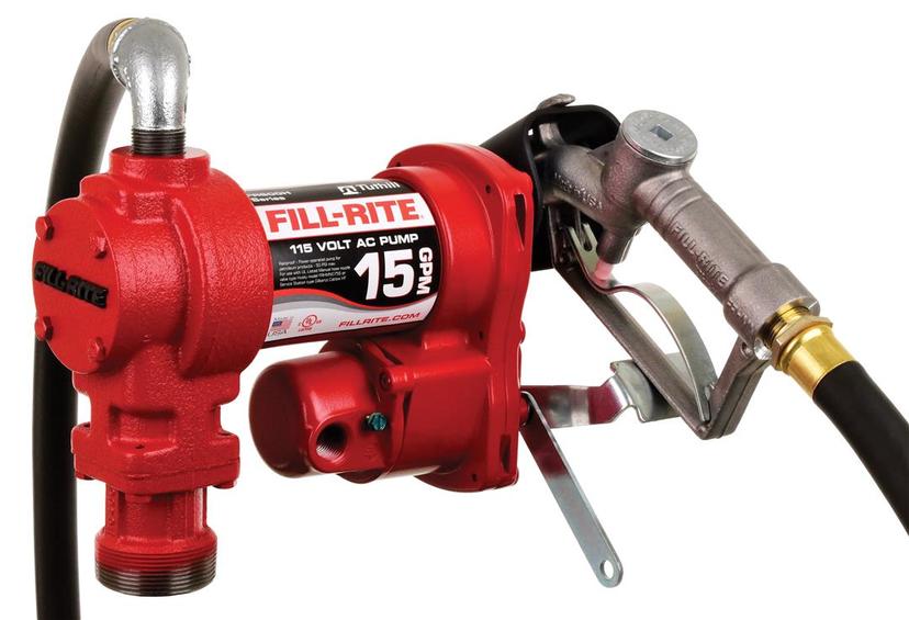 FILL-RITE FR610H Transfer 115V 1.5 Amp Heavy-Duty 15 GPM Corded Fuel Transfer Pump with Manual Nozzle FILL-RITE FR610H Transfer 115V 1.5 Amp Heavy-Duty 15 GPM Corded Fuel Transfer Pump with Manual Nozzle