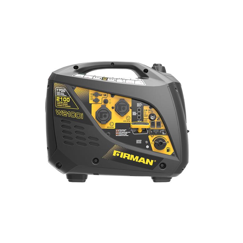 FIRMAN W01784 Portable Generator, Gas, Recoil-Start With Parallel Kit, 2100/1700-Watt FIRMAN W01784 Portable Generator, Gas, Recoil-Start With Parallel Kit, 2100/1700-Watt
