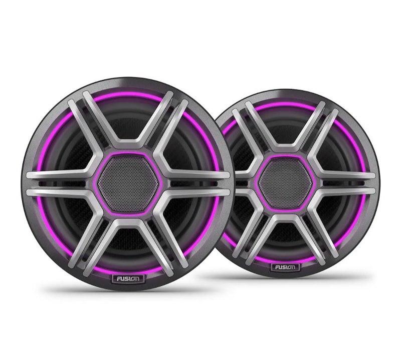 FUSION 010-02918-13 Speaker; Apollo; 7.7 Inch Round Coaxial Sports Speaker; 7.72 Inch Diameter x 4.46 Inch Depth Overall Dimension (Pair) FUSION 010-02918-13 Speaker; Apollo; 7.7 Inch Round Coaxial Sports Speaker; 7.72 Inch Diameter x 4.46 Inch Depth Overall Dimension (Pair)