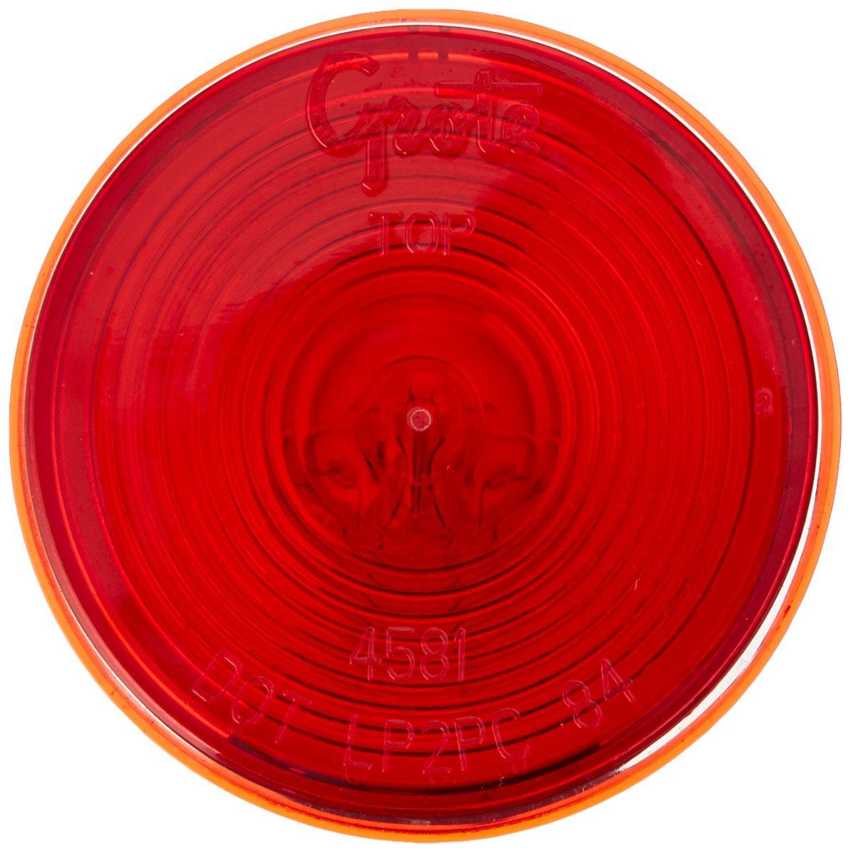 GROTE 45812-5 Red 2 1/2 INCH Round Clearance Marker Light (Optic Lens) - High quality product image showing GROTE 45812-5 Red 2 1/2 INCH Round Clearance Marker Light (Optic Lens) details and features GROTE 45812-5 Red 2 1/2 INCH Round Clearance Marker Light (Optic Lens) - High quality product image showing GROTE 45812-5 Red 2 1/2 INCH Round Clearance Marker Light (Optic Lens) details and features