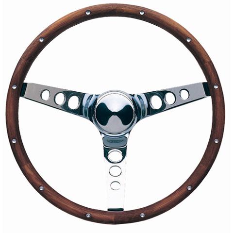 GRANT 201 Classic Wood Steering Wheel with Rivets GRANT 201 Classic Wood Steering Wheel with Rivets