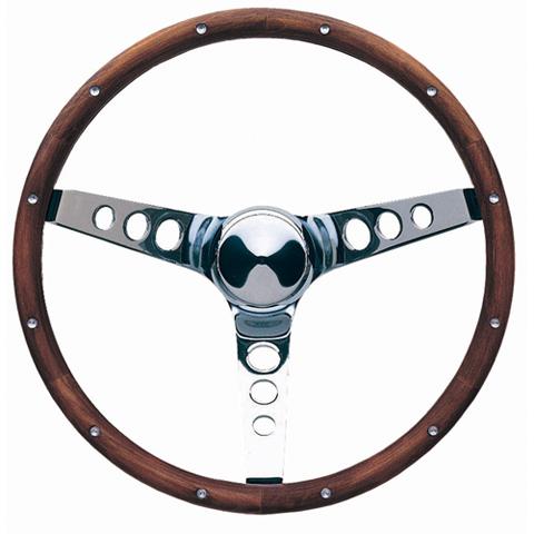 GRANT 213 Classic Wood Steering Wheel with Rivets GRANT 213 Classic Wood Steering Wheel with Rivets