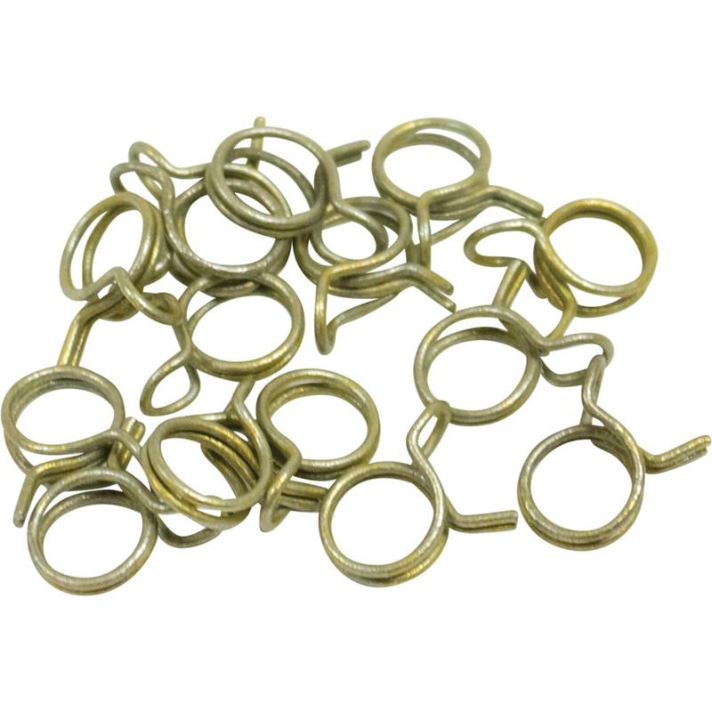 HELIX RACING 111-1516 5/16FT DOUBLE WIRE HOSE CLAMPS 15PK, 5/16 Inch Clamping Range; Double Wire Style; Zinc Plated Steel; Pack Of 15 from The Twister Group HELIX RACING 111-1516 5/16FT DOUBLE WIRE HOSE CLAMPS 15PK, 5/16 Inch Clamping Range; Double Wire Style; Zinc Plated Steel; Pack Of 15 - The Twister Group Tools product