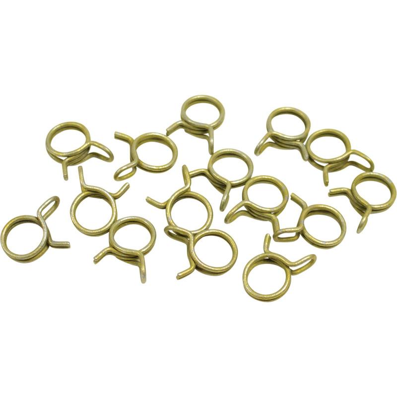 HELIX RACING 111-1716 7/16FT DOUBLE WIRE HOSE CLAMP 15PK, 7/16 Inch Clamping Range; Double Wire Style; Zinc Plated Steel; Pack Of 15 from The Twister Group HELIX RACING 111-1716 7/16FT DOUBLE WIRE HOSE CLAMP 15PK, 7/16 Inch Clamping Range; Double Wire Style; Zinc Plated Steel; Pack Of 15 - The Twister Group Tools product