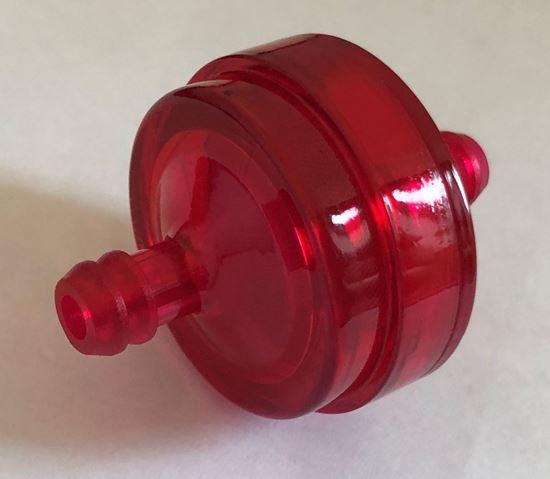 HELIX RACING 118-9017 FUEL FILTER 1/4FT (6MM) LARGE DISK, Complete Assembly; In-Line; 1/4 Inch Inlet/Outlet; Large Disk Shape; 150 Micron Stainless Steel Screen Element; Red Housing; 700 To 720 Milliliter Per Minute Flow Rate; Single from The Twister Group HELIX RACING 118-9017 FUEL FILTER 1/4FT (6MM) LARGE DISK, Complete Assembly; In-Line; 1/4 Inch Inlet/Outlet; Large Disk Shape; 150 Micron Stainless Steel Screen Element; Red Housing; 700 To 720 Milliliter Per Minute Flow Rate; Single - The Twister Group Tools product