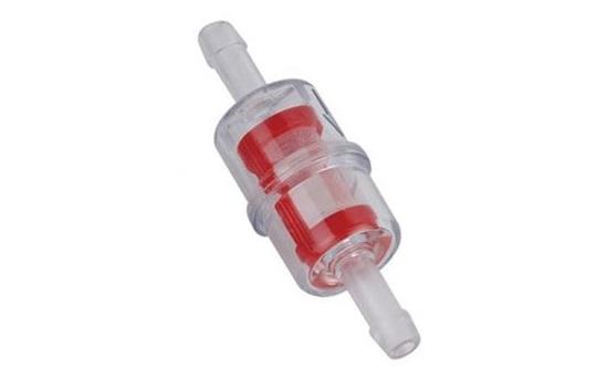 HELIX RACING 118-9108 FUEL FILTER 5/16FT (8MM) CYLINDRIC, Complete Assembly; In-Line; 5/16 Inch Inlet/Outlet; Small Cylinder Shape; 150 Micron Nylon Mesh Screen Element; Clear/ Red Housing; 860 To 880 Milliliter Per Minute Flow Rate; Single from The Twister Group HELIX RACING 118-9108 FUEL FILTER 5/16FT (8MM) CYLINDRIC, Complete Assembly; In-Line; 5/16 Inch Inlet/Outlet; Small Cylinder Shape; 150 Micron Nylon Mesh Screen Element; Clear/ Red Housing; 860 To 880 Milliliter Per Minute Flow Rate; Single - The Twister Group Tools product