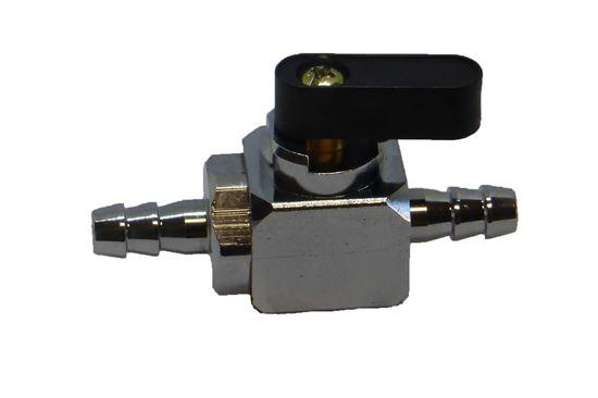 HELIX RACING 119-5570 INLINE FUEL VALVE 1/4FT 6.4MM, In-Line Fuel Valve; 2 Port; 1/4 Inch Barb; Chrome Plated Brass; Single; With 3-Way (Open/ Close/ Open) Toggle from The Twister Group HELIX RACING 119-5570 INLINE FUEL VALVE 1/4FT 6.4MM, In-Line Fuel Valve; 2 Port; 1/4 Inch Barb; Chrome Plated Brass; Single; With 3-Way (Open/ Close/ Open) Toggle - The Twister Group Tools product