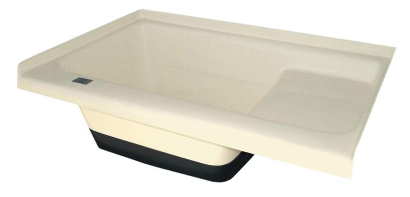 ICON 00473 Sit-in Step Tub with Left Hand Drain TU500LH - Colonial White ICON 00473 Sit-in Step Tub with Left Hand Drain TU500LH - Colonial White