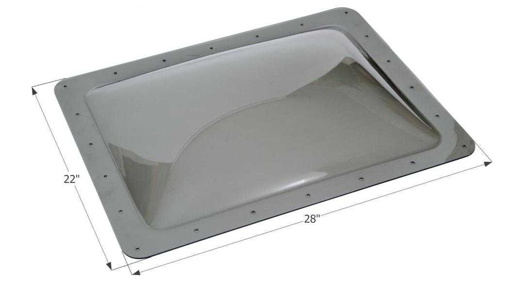 ICON 12119 Single Pane Exterior Skylight SL1824S - Smoke, 24 INCH x 18 INCH from The Twister Group ICON 12119 Single Pane Exterior Skylight SL1824S - Smoke, 24 INCH x 18 INCH - The Twister Group Tools product