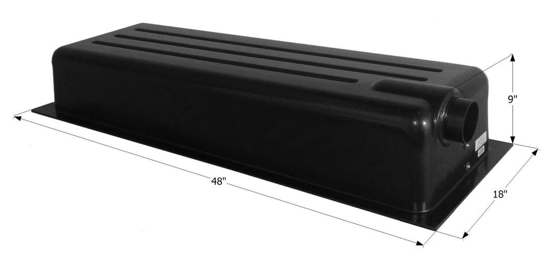 ICON 12377 Holding Tank Right End Drain HT162ED, w/ 3 in Spigot & 4 Level Sensors from The Twister Group ICON 12377 Holding Tank Right End Drain HT162ED, w/ 3 in Spigot & 4 Level Sensors - The Twister Group Tools product