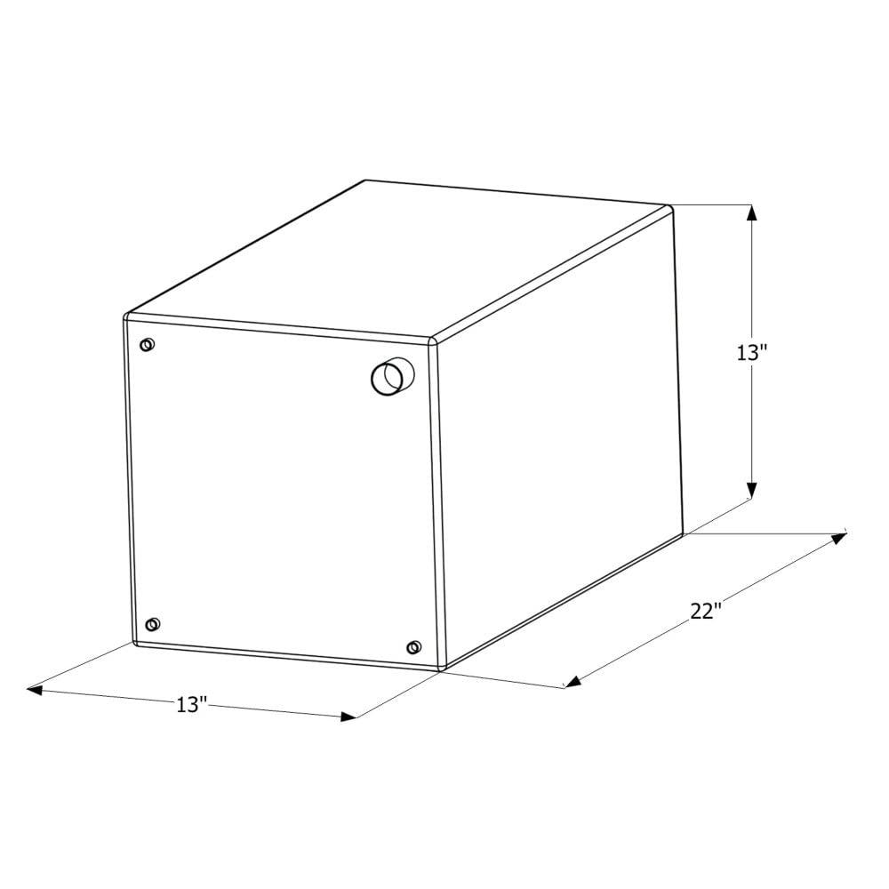 ICON 12459 Fresh Water Tank, WT2459, 22x13x13, 15 Gal., Tank Only from The Twister Group ICON 12459 Fresh Water Tank, WT2459, 22x13x13, 15 Gal., Tank Only - The Twister Group Tools product