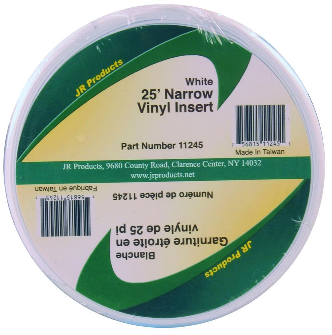 JR PRODUCTS 11245 White 25 foot Narrow Vinyl Insert from The Twister Group JR PRODUCTS 11245 White 25 foot Narrow Vinyl Insert - The Twister Group Tools product