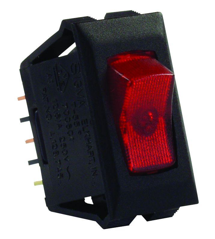 JR PRODUCTS 12515 Red/Black SPST Illuminated 120V On/Off Switch - High quality product image showing JR PRODUCTS 12515 Red/Black SPST Illuminated 120V On/Off Switch details and features JR PRODUCTS 12515 Red/Black SPST Illuminated 120V On/Off Switch - High quality product image showing JR PRODUCTS 12515 Red/Black SPST Illuminated 120V On/Off Switch details and features