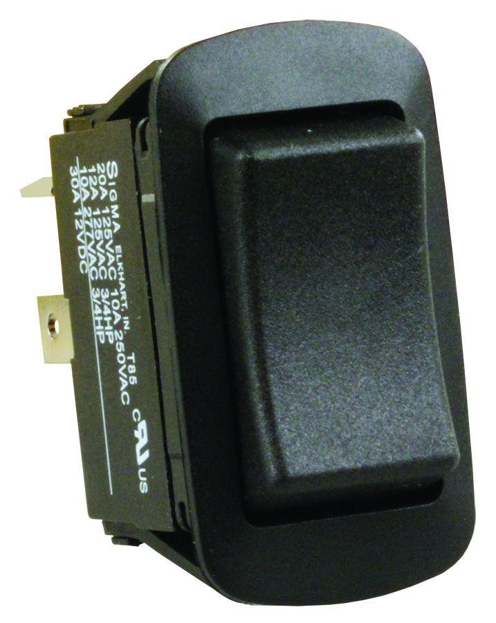 JR PRODUCTS 13865 Water Resistant Mom-On/Off/Mom-On Reversing Switch, Black from The Twister Group JR PRODUCTS 13865 Water Resistant Mom-On/Off/Mom-On Reversing Switch, Black - The Twister Group Tools product