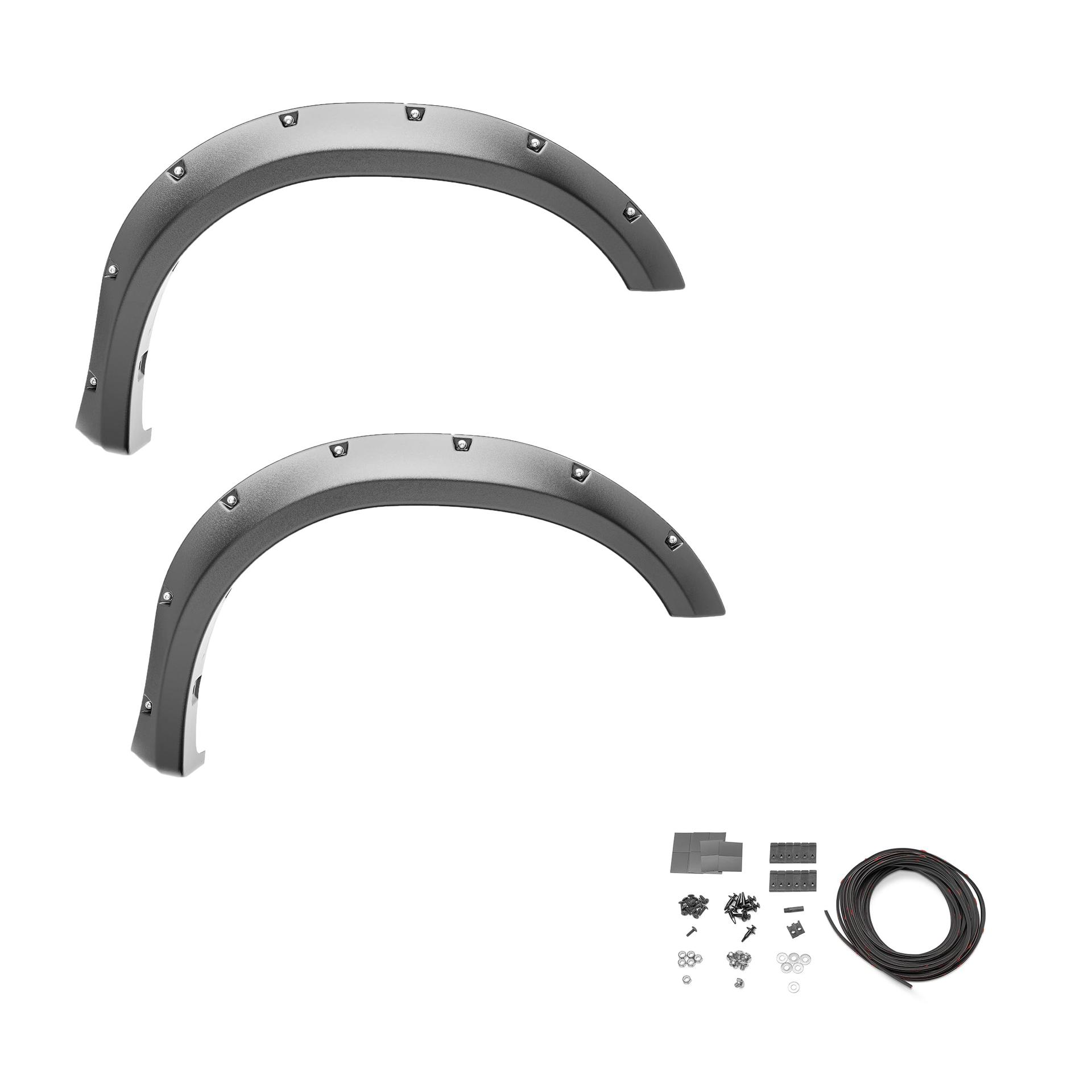 BUSHWACKER 20083-02 Black Pocket/Rivet Style Smooth Finish Front Fender Flares for 2011-2016 Ford F-250 & F-350 Super Duty - High quality product image showing BUSHWACKER 20083-02 Black Pocket/Rivet Style Smooth Finish Front Fender Flares for 2011-2016 Ford F-250 & F-350 Super Duty details and features BUSHWACKER 20083-02 Black Pocket/Rivet Style Smooth Finish Front Fender Flares for 2011-2016 Ford F-250 & F-350 Super Duty - High quality product image showing BUSHWACKER 20083-02 Black Pocket/Rivet Style Smooth Finish Front Fender Flares for 2011-2016 Ford F-250 & F-350 Super Duty details and features