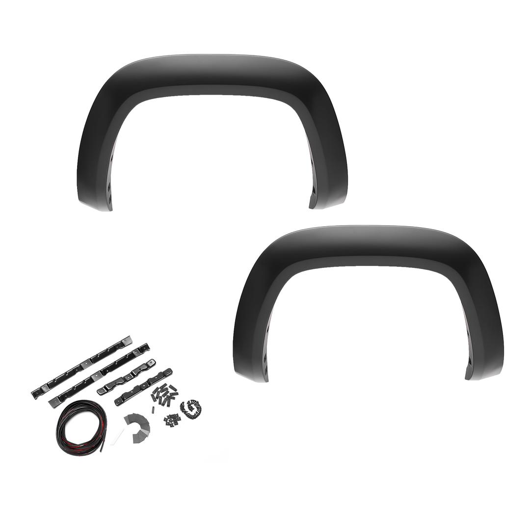 BUSHWACKER 20150-02 Extend-A-Fender Rear Fender Flares | 2-Piece Set, Black, Smooth Finish | Fits 2023-2024 Ford F-250 / F-350 from The Twister Group BUSHWACKER 20150-02 Extend-A-Fender Rear Fender Flares | 2-Piece Set, Black, Smooth Finish | Fits 2023-2024 Ford F-250 / F-350 - The Twister Group Tools product