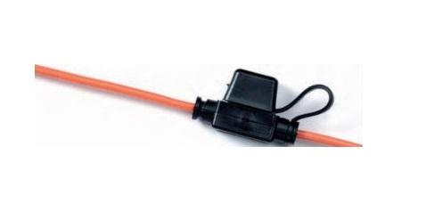 LITTELFUSE FHM2BP HD MINI INLINE FUSEHOLDER, Mini Blade Fuse; Two 4 Inch 12 Gauge Wires; 25 To 30 Amp; Orange; With Cover - High quality product image showing LITTELFUSE FHM2BP HD MINI INLINE FUSEHOLDER, Mini Blade Fuse; Two 4 Inch 12 Gauge Wires; 25 To 30 Amp; Orange; With Cover details and features LITTELFUSE FHM2BP HD MINI INLINE FUSEHOLDER, Mini Blade Fuse; Two 4 Inch 12 Gauge Wires; 25 To 30 Amp; Orange; With Cover - High quality product image showing LITTELFUSE FHM2BP HD MINI INLINE FUSEHOLDER, Mini Blade Fuse; Two 4 Inch 12 Gauge Wires; 25 To 30 Amp; Orange; With Cover details and features
