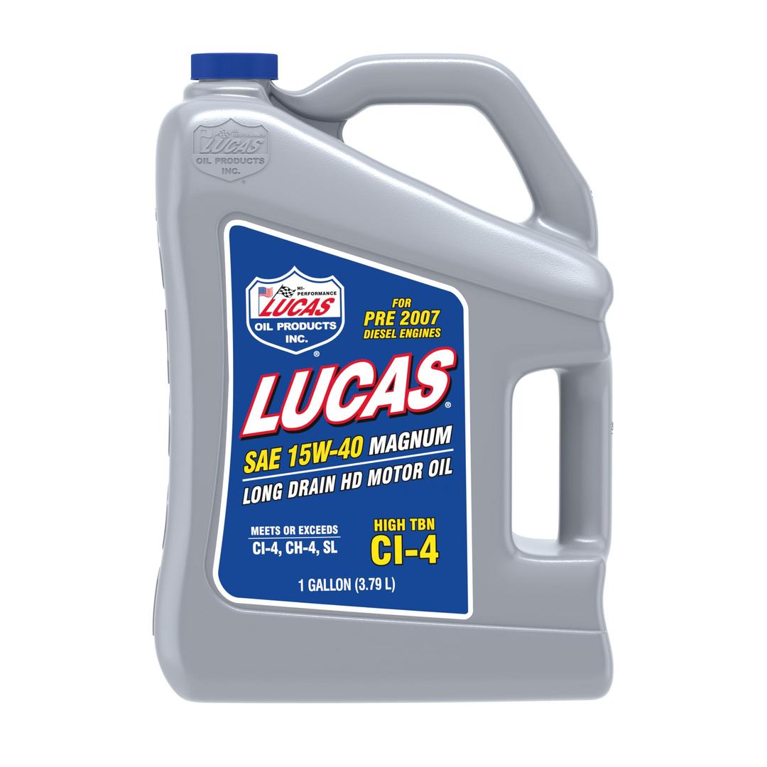 LUCAS OIL 10076 SAE 15W-40 Magnum High TBN CI-4 Oil, 1 Gallon from The Twister Group LUCAS OIL 10076 SAE 15W-40 Magnum High TBN CI-4 Oil, 1 Gallon - The Twister Group Tools product