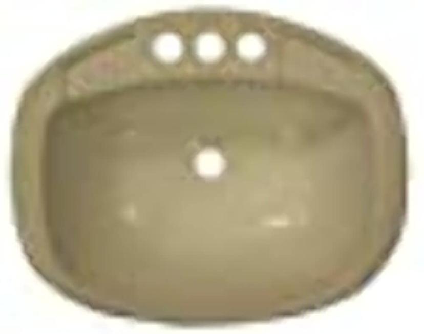 LASALLE BRISTOL 16270PWA 17X20White Poly Oval Lavatory LASALLE BRISTOL 16270PWA 17X20White Poly Oval Lavatory