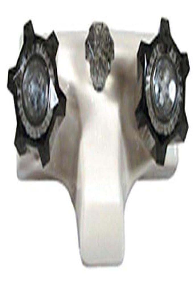 LASALLE BRISTOL 20351P21 Utopia Parchment Finish 4 INCH Plastic Tub and Shower Diverter with Smoke Handles LASALLE BRISTOL 20351P21 Utopia Parchment Finish 4 INCH Plastic Tub and Shower Diverter with Smoke Handles